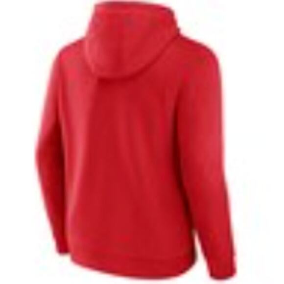 Men'sMen's Detroit Red Wings Fanatics Red Victory Arch Pullover Hoodie Sz L New - Picture 3 of 5